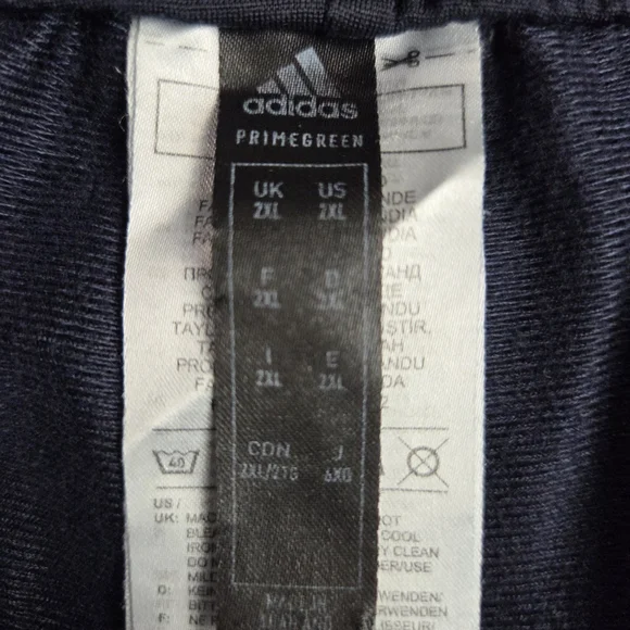 Adidas Black Joggers with White Accents - Picture 5 of 7